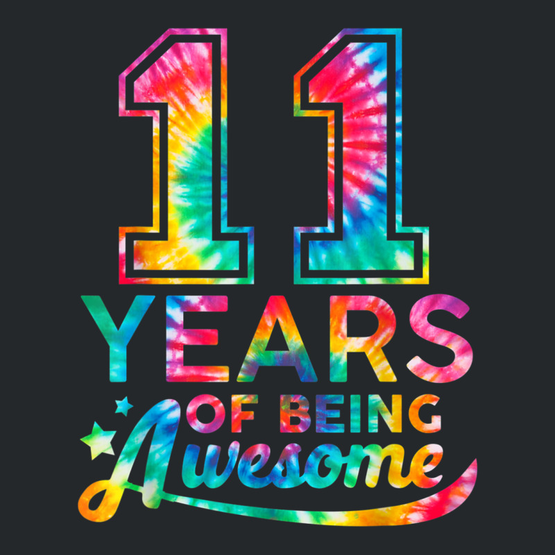 11 Year Of Being Awesome 11 Years Old 11th Birthda Crewneck Sweatshirt | Artistshot