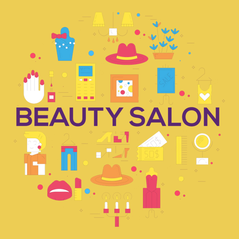 Beauty Salon Doodle Concept Cool (1) Front Car Mat | Artistshot