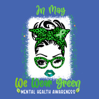 Messy Bun Mental Health Awareness Ribbon Month May Zipper Hoodie | Artistshot