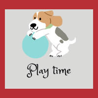 Play Time Dog Vintage T-shirt | Artistshot