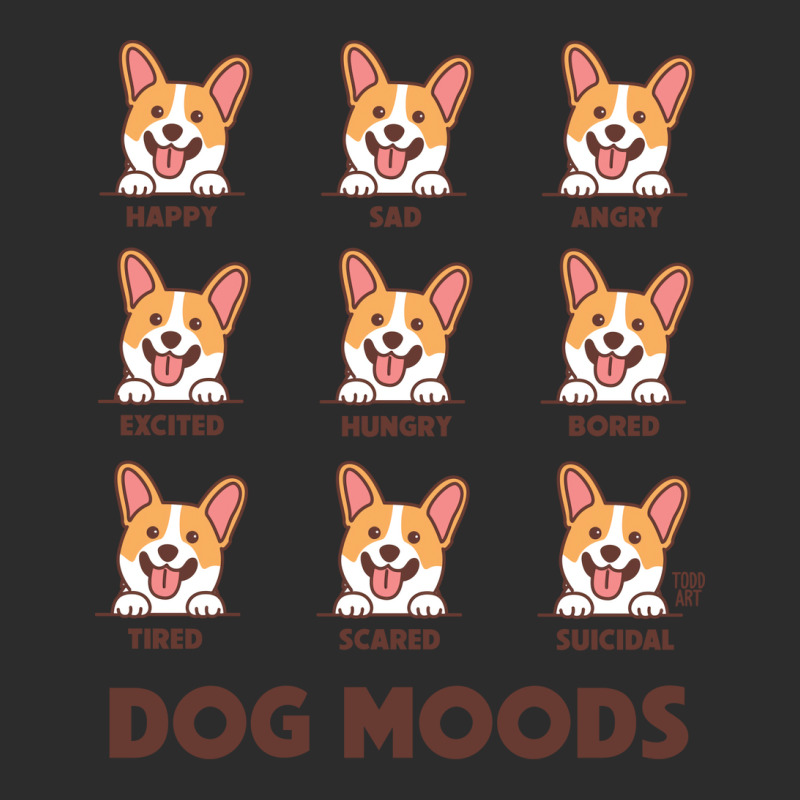 Dog Moods Hipster Exclusive T-shirt by lindeaucterr | Artistshot