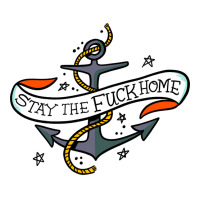 Stay The Fuck Home Hippie Maternity Scoop Neck T-shirt | Artistshot