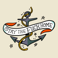 Stay The Fuck Home Hippie Cropped Hoodie | Artistshot