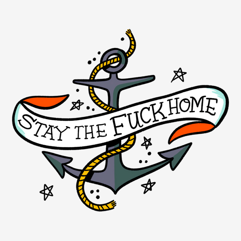 Stay The Fuck Home Hippie Ladies Polo Shirt by baverradwayf | Artistshot