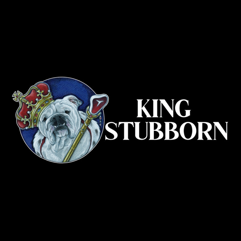 King Stubborn Bulldog Cute V-neck Tee | Artistshot