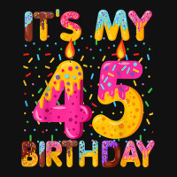 It's My 45th Birthday Sweet Donut 45 Years Old Fun Graphic T-shirt | Artistshot