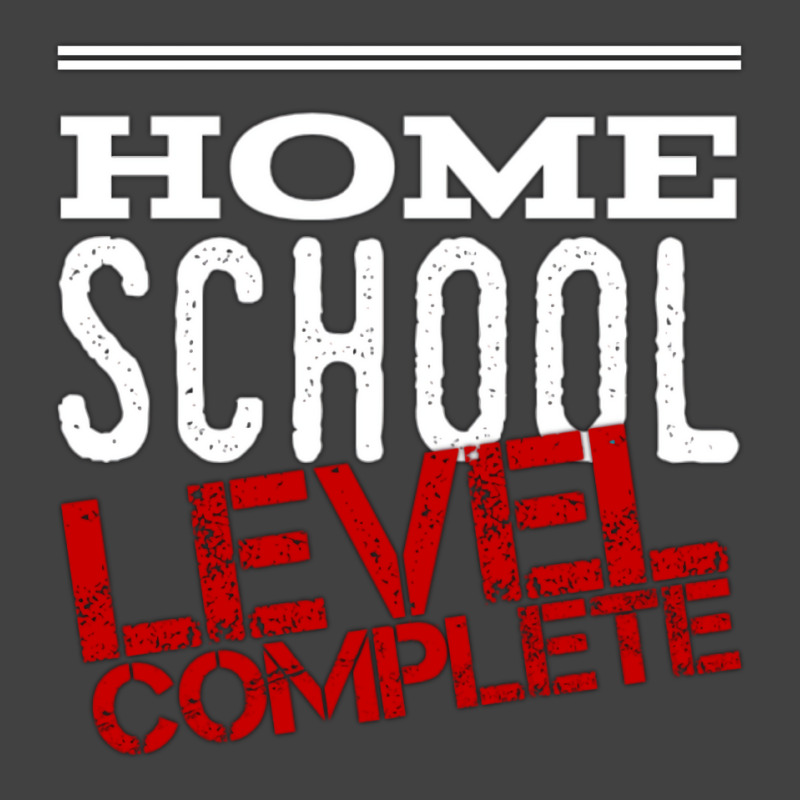 Home School Level Complete Graduation White Nostal Vintage T-Shirt by lindeaucterr | Artistshot