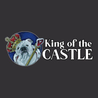 King Of The Castle Bulldog Vintage Hoodie And Short Set | Artistshot