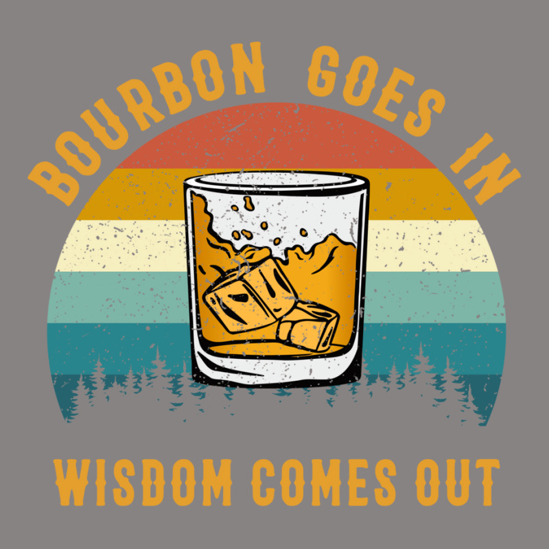 Bourbon Goes In Wisdom Comes Out Bourbon Drinking Adjustable Cap by zeimenkersinq | Artistshot