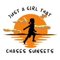 Just A Girl That Chases Sunsets V-neck Tee | Artistshot