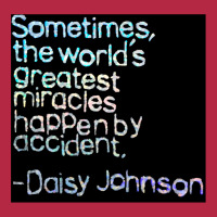 Accidental Miracles Daisy Johnson Quote Champion Hoodie | Artistshot