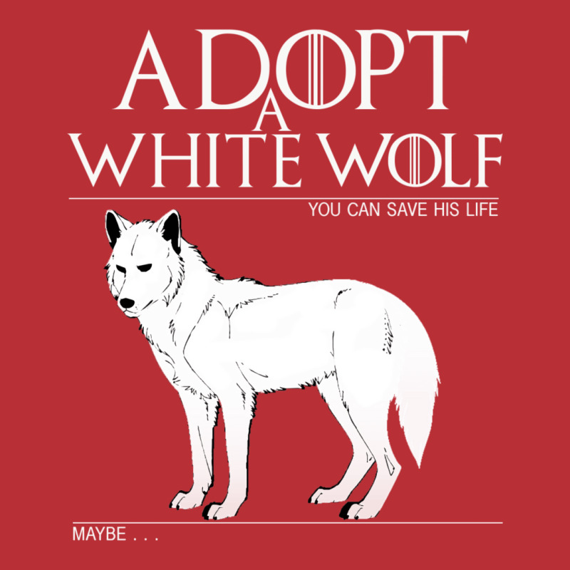 Adopt A White Wolf. T-shirt | Artistshot