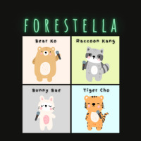 Cute Forestella Fan Art Scorecard Crop Tee | Artistshot