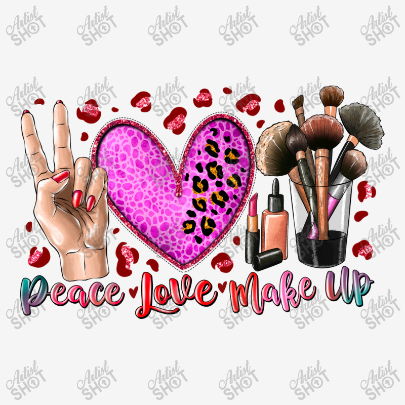 Peace Love Makeup Baby Bibs | Artistshot