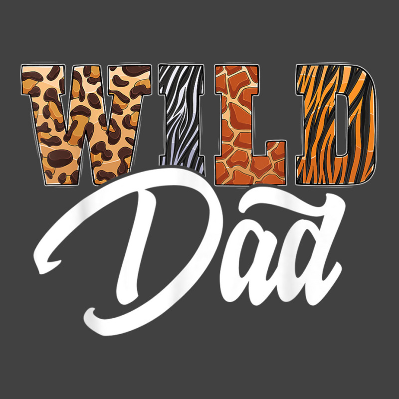 Wild Dad Zoo Born Wild Birthday Safari Jungle T Sh Vintage T-shirt | Artistshot