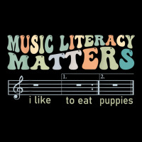 Music Literacy Matters I Like To Eat Puppies T Shi Maternity Scoop Neck T-shirt | Artistshot