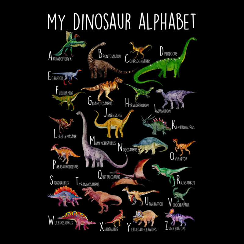 Types Of Dinosaurs Alphabet A Z Abc Dino Rex Ident Men's Long Sleeve Pajama Set | Artistshot