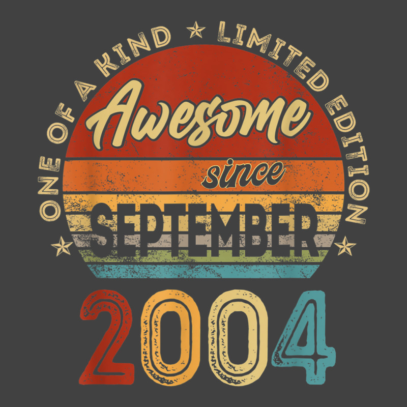 18 Year Old Gifts Awesome Since September 2004 18t Vintage T-shirt | Artistshot