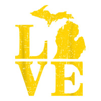 Love Michigan Vintage Mi Wolverine State Pride T S Sticker | Artistshot