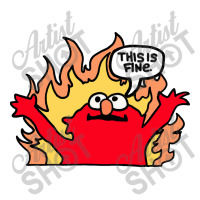 Hellmo This Is Fine Sticker | Artistshot