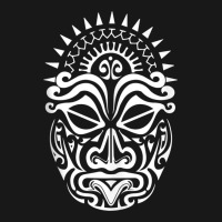 Maori Polynesian Tattoo Haka Dance Face Mask Head Flannel Shirt | Artistshot