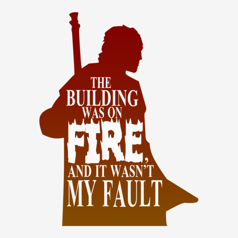 The Building Was On Fire Graphic T-shirt | Artistshot