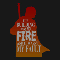 The Building Was On Fire Flannel Shirt | Artistshot