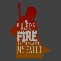 The Building Was On Fire Vintage T-shirt | Artistshot