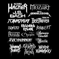 Heavy Metal Style Classical Composers (white Text) Rear Car Mat | Artistshot