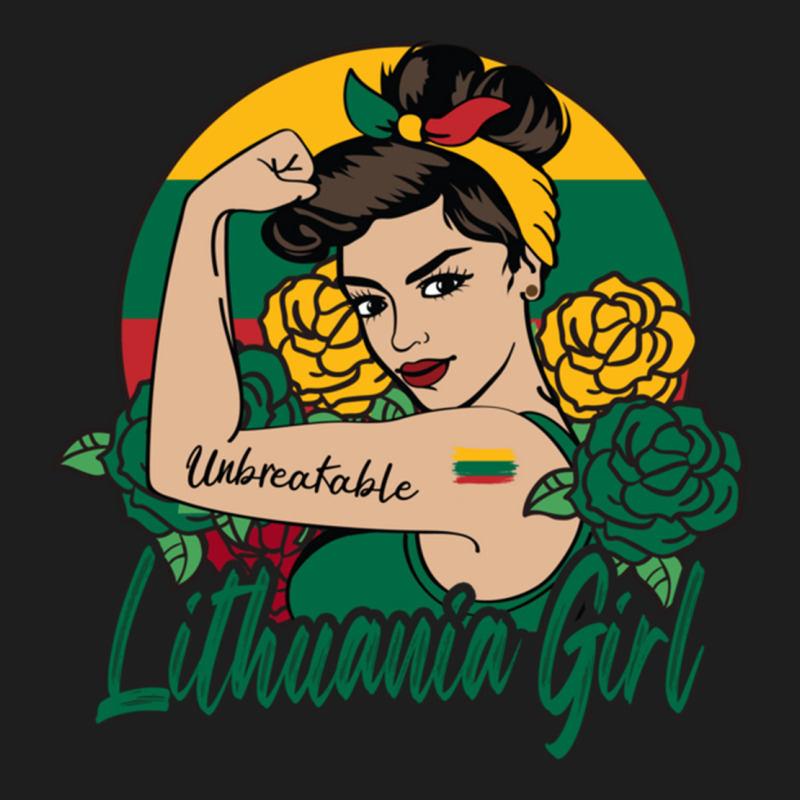 Lithuanian Girl Lithuania Woman Lithuanians Flag P Classic T-shirt | Artistshot