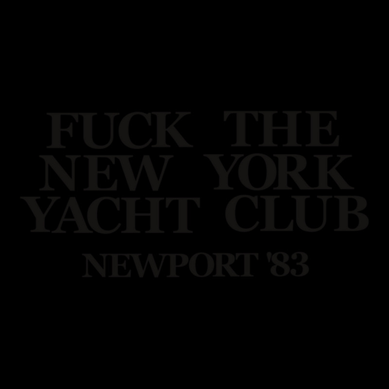 Fuck The New York Yacht Club Cropped Hoodie by JoshuaDavidRocoe | Artistshot