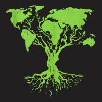 Earth Day 2023 Cute World Map Tree Pro Environment T-shirt | Artistshot