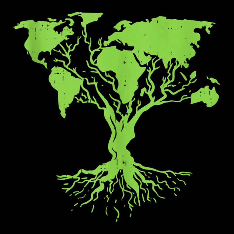 Earth Day 2023 Cute World Map Tree Pro Environment Pocket T-shirt | Artistshot