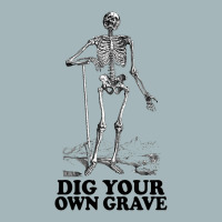 Dig Your Own Grave , Funny Skeleton Design Unisex Sherpa-lined Denim Jacket | Artistshot