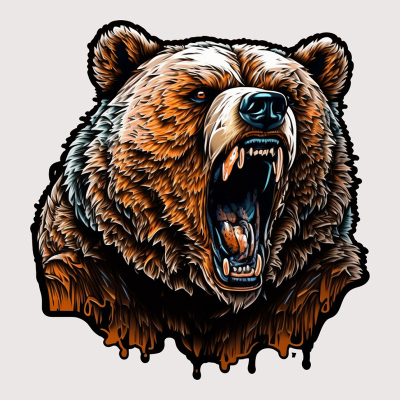 Bear Angry Pocket T-Shirt by Charlottet100 | Artistshot