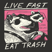 Live Fast! Eat Trash! Champion Hoodie | Artistshot