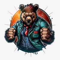 Bear Master Angry Ladies Fitted T-shirt | Artistshot