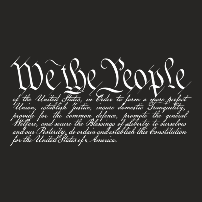 We The People (dark) Ladies Fitted T-Shirt by AndrewRobertHenzel | Artistshot