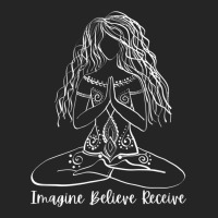 Imagine Believe Receive Meditation Yoga Apparel 95 Unisex Hoodie | Artistshot