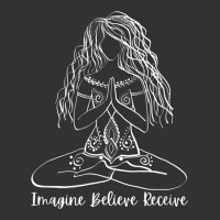 Imagine Believe Receive Meditation Yoga Apparel 95 Vintage Hoodie | Artistshot