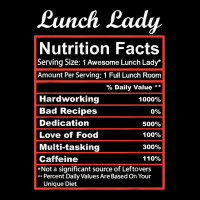 Funny Lunch Lady Nutrition Facts School Cafeteria Zipper Hoodie | Artistshot