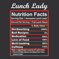 Funny Lunch Lady Nutrition Facts School Cafeteria Vintage Hoodie | Artistshot