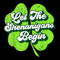 Groovy St Patricks Day Let The Shenanigans Begin W Long Sleeve Shirts | Artistshot