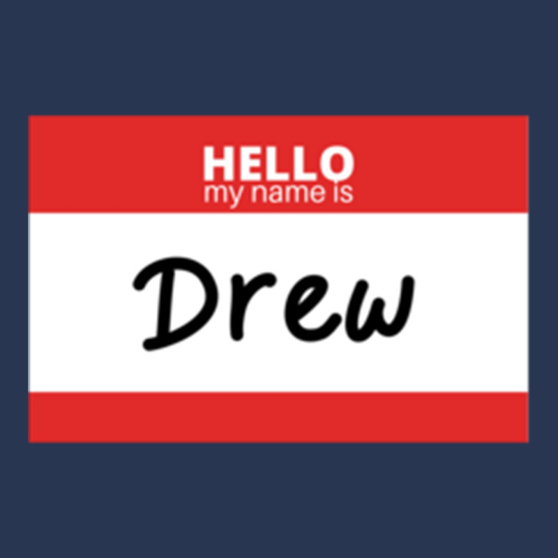 Hello My Name Is Drew Pullover Hoodie Men Denim Jacket | Artistshot