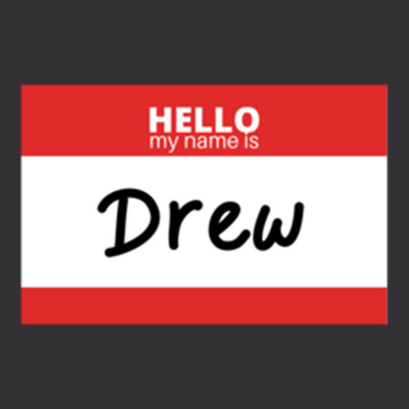 Hello My Name Is Drew Pullover Hoodie Vintage Hoodie | Artistshot