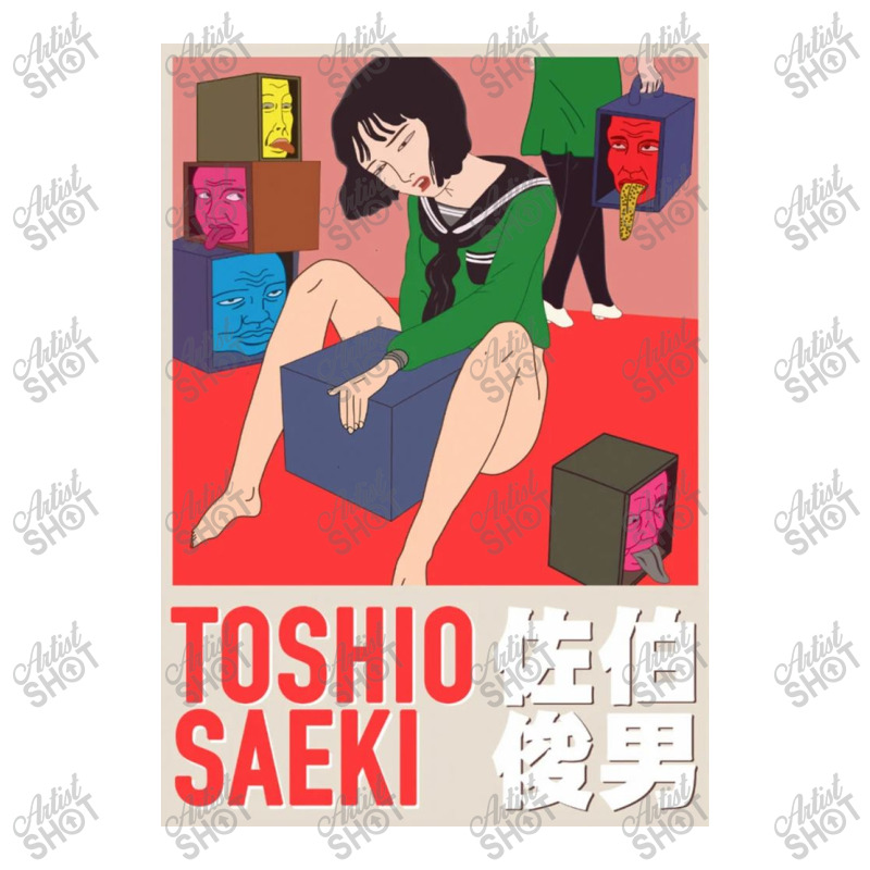 Toshio Saeki Sitting With Box V-neck Tee | Artistshot