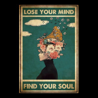 Lose Your Mind Find Your Soul Poster Girl Floral Youth Sweatshirt | Artistshot