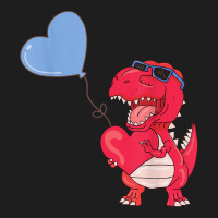 Dinosaur With Heart Balloon Valentines Day Love Bo Classic T-shirt | Artistshot