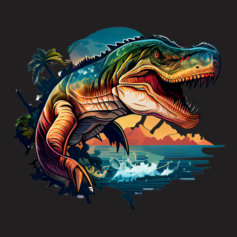 Dinosaurus Ocean T-Shirt by UrielTurner100 | Artistshot