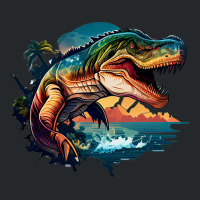 Dinosaurus Ocean Crewneck Sweatshirt | Artistshot